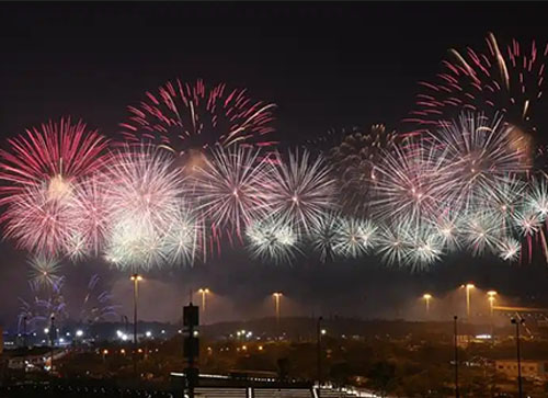 南乐县焰火晚会